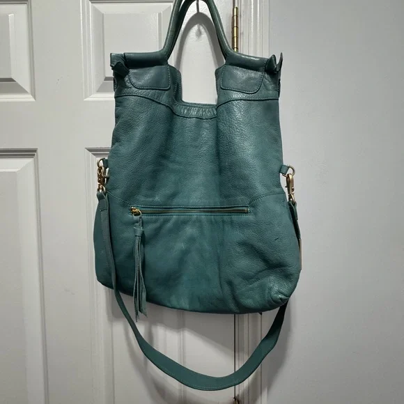 Foley + Corinna Teal Shoulder/crossbody leather Bag - Picture 5 of 13
